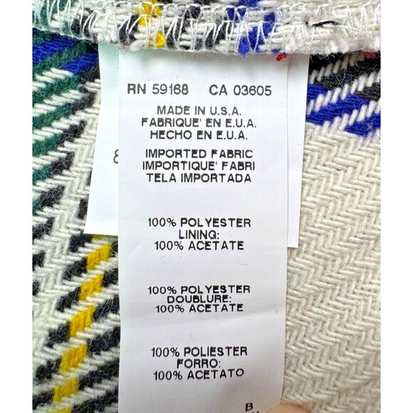 Karen Kane Women's Plus SIze OX Fleece Red Green Plaid Shirt Jacket Shacket - Picture 10 of 12